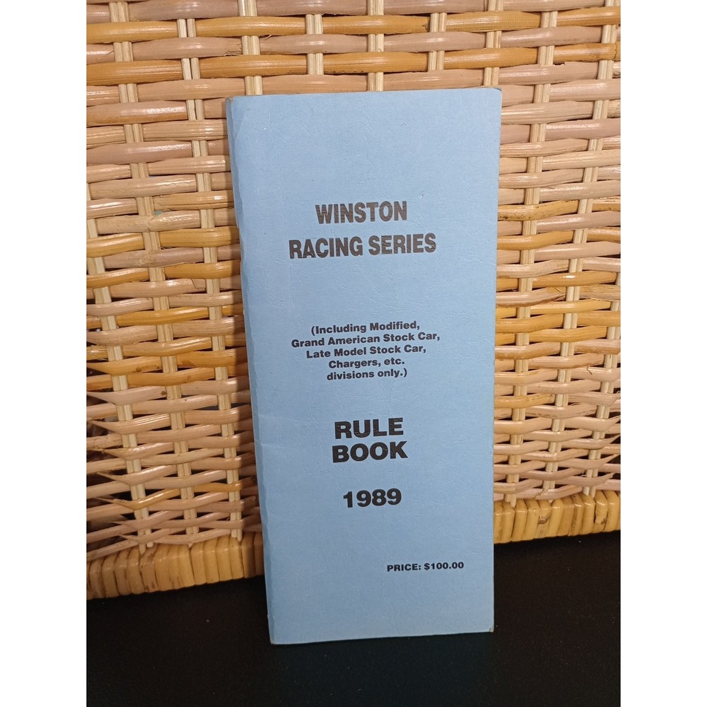 NASCAR Winston Racing‎ Series Rule Book 1989 ***RARE***